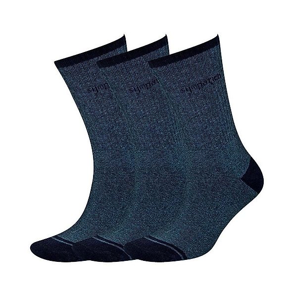 Sympatico Tennissocken Crew (Baumwolle) jeansblau - 3 Paar günstig online kaufen
