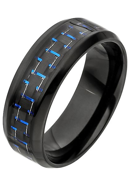 JOBO Fingerring, Edelstahl schwarz beschichtet mit günstig online kaufen