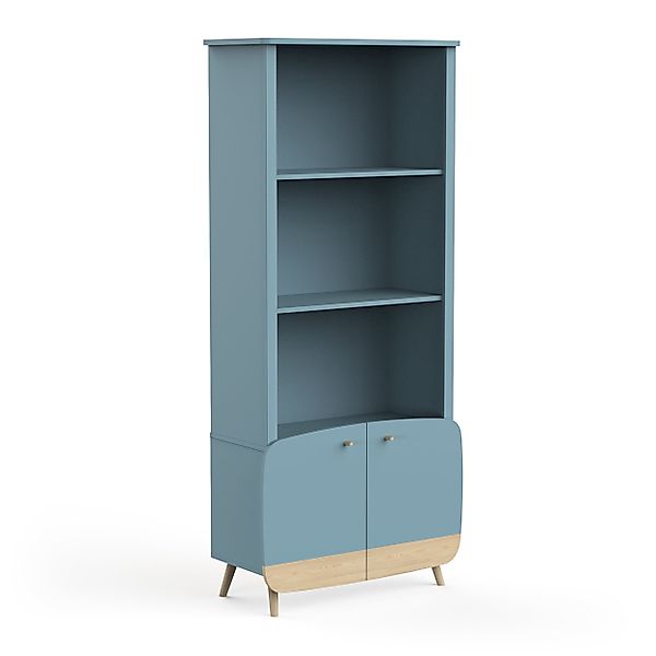 habeig Kinderregal Kinderschrank Kommode Bücherregal blau günstig online kaufen