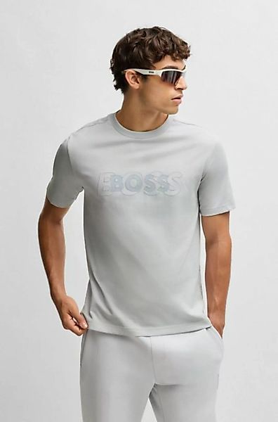 BOSS GREEN T-Shirt Tee DropNeedle mit doppeltem BOSS-Logo günstig online kaufen