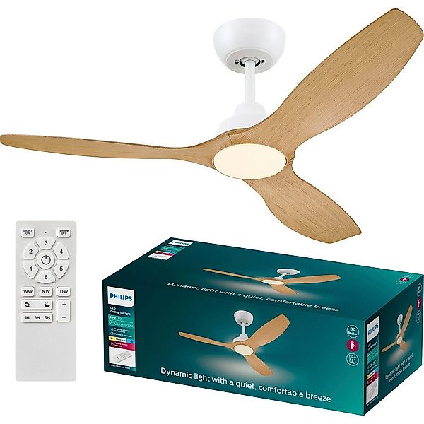 Philips Bodenventilator Philips LED Olas Deckenventilator günstig online kaufen