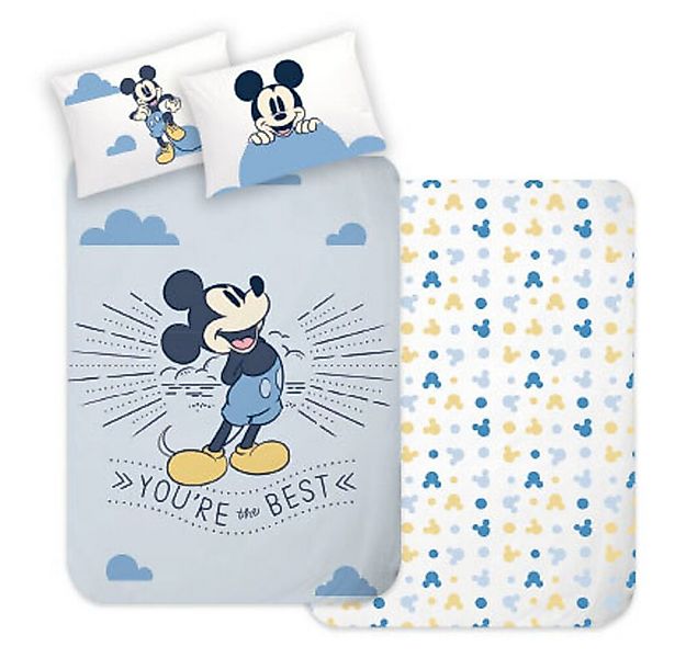 Disney Babybettwäsche Disney Mickey Mouse Babybettwäsche 100x135 cm günstig online kaufen