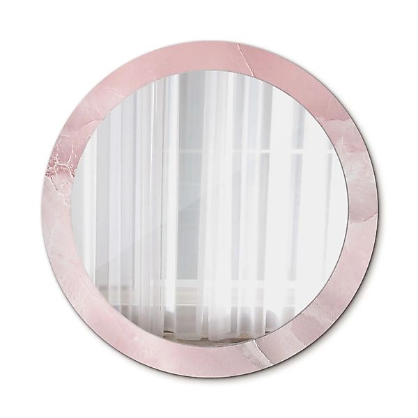 Tulup Bedruckte Spiegel Rosa Stein 80x80 cm Runder Spiegel mit Dekoration D günstig online kaufen