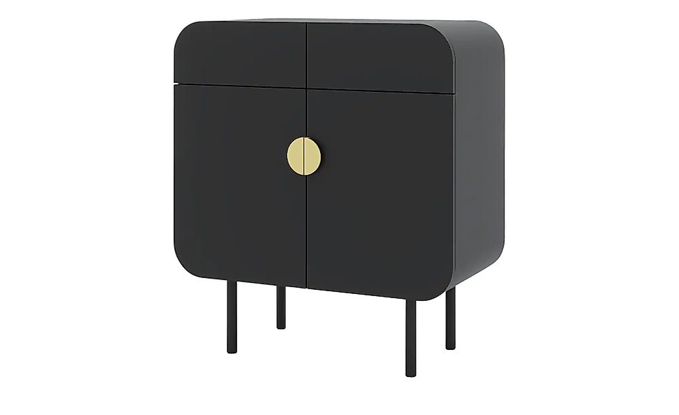 Kommode  Ovada ¦ schwarz ¦ Maße (cm): B: 85 H: 91 T: 39.5 Kommoden & Sidebo günstig online kaufen