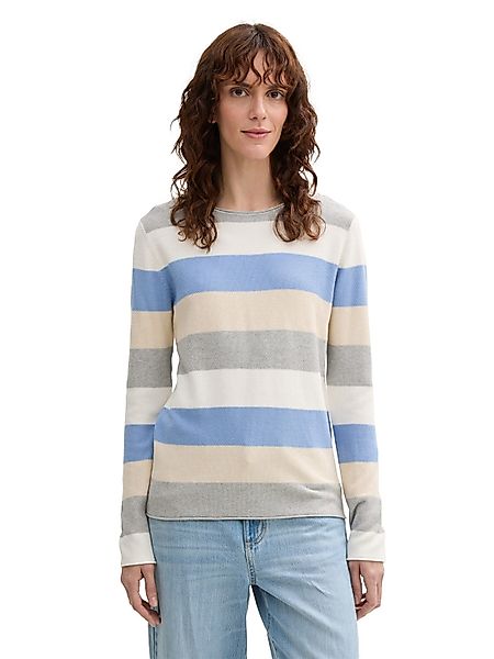TOM TAILOR Rundhalspullover (1-tlg) Plain/ohne Details günstig online kaufen