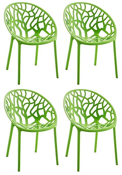 TPFLiving Besucherstuhl Holle - bequemer Stuhl im Retro-Look (Besucherstuhl günstig online kaufen