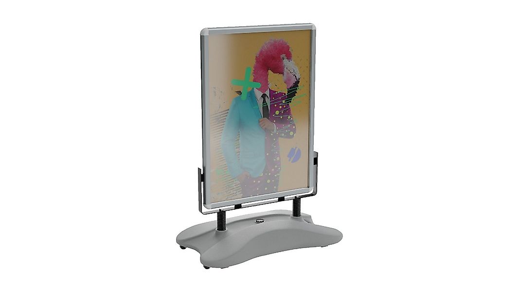 ALLboards Einzelrahmen ALLboards Doppelseitige Werbetafel Kundenstopper günstig online kaufen