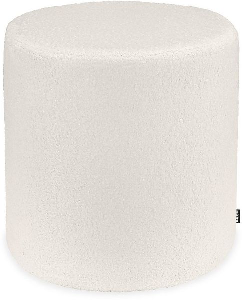 H.O.C.K. Sitzhocker H.O.C.K. Fino Hocker rund Pouf Teddystoff Bouclé ø45x45 günstig online kaufen
