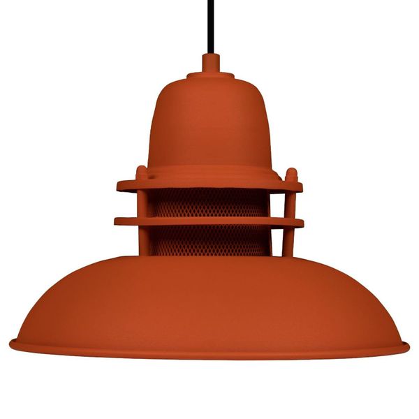 Bamyum Pendelleuchte Bamyum Hängelampe Rot Metall günstig online kaufen