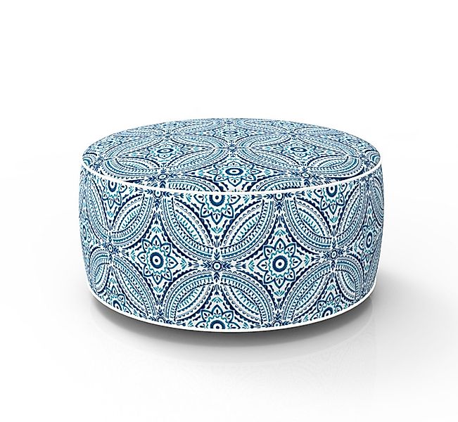 Primaster Pouf Primaster Sitzpouf blau 53 x 23 cm, Witterungsbeständig günstig online kaufen