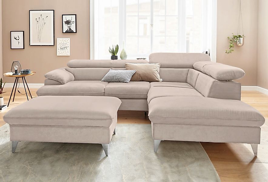 COTTA Polstergarnitur "Caluso L-Form", (2 tlg.), Set bestehend aus: Ecksofa günstig online kaufen