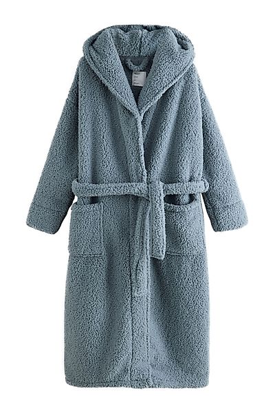 Next Damenbademantel Langer Teddy-Morgenmantel, Polyester (recycelt) günstig online kaufen