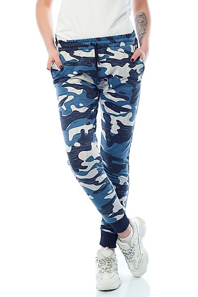 Sweathose Damen Jogginghose Camo Armee Tarnmuster günstig online kaufen