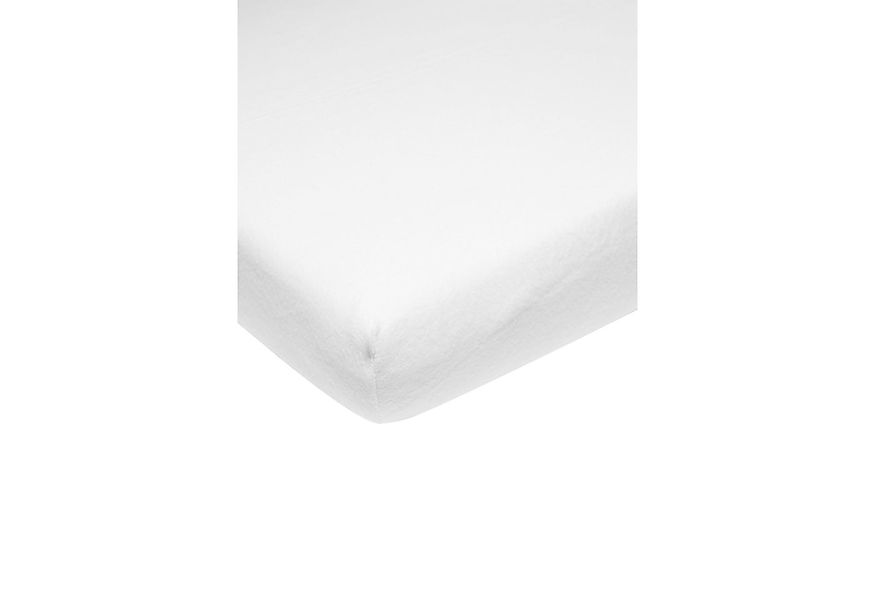Meyco Baby Spannbettlaken White, Jersey, Gummizug: Rundum, (2 Stück), 50x90 günstig online kaufen