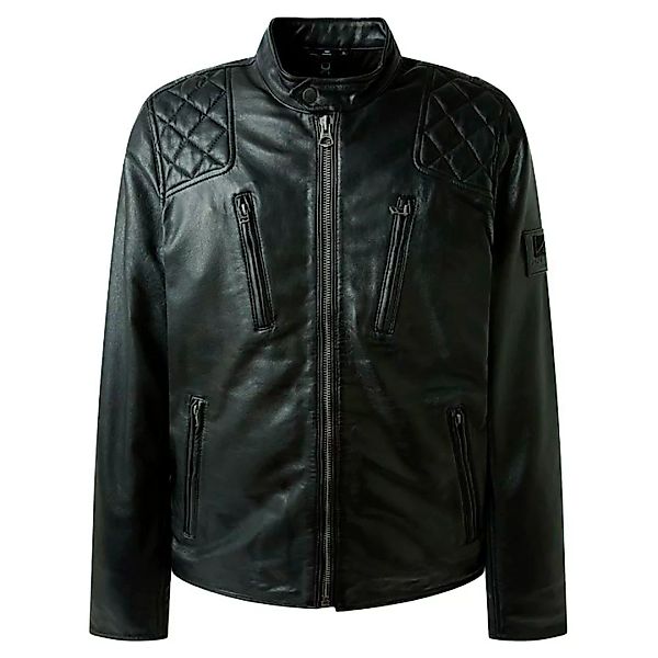 Pepe Jeans Pearson Leder Jacke M Black günstig online kaufen