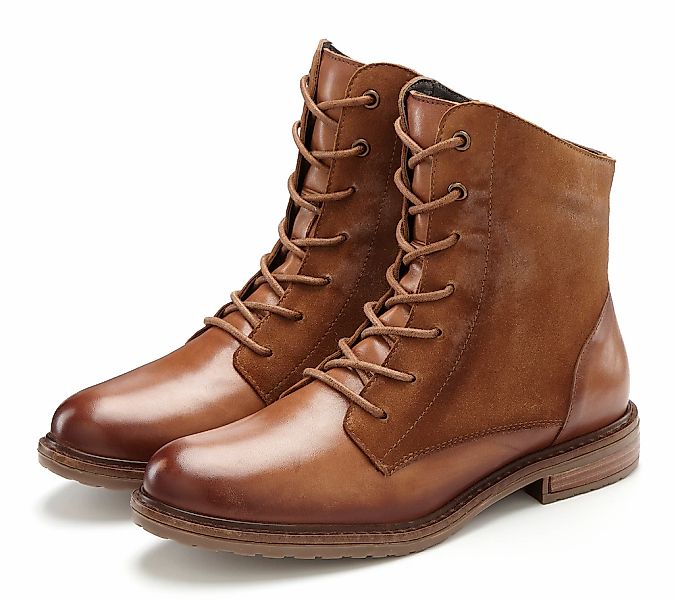 LASCANA Stiefelette "Boots, Lederschuhe," aus Leder günstig online kaufen