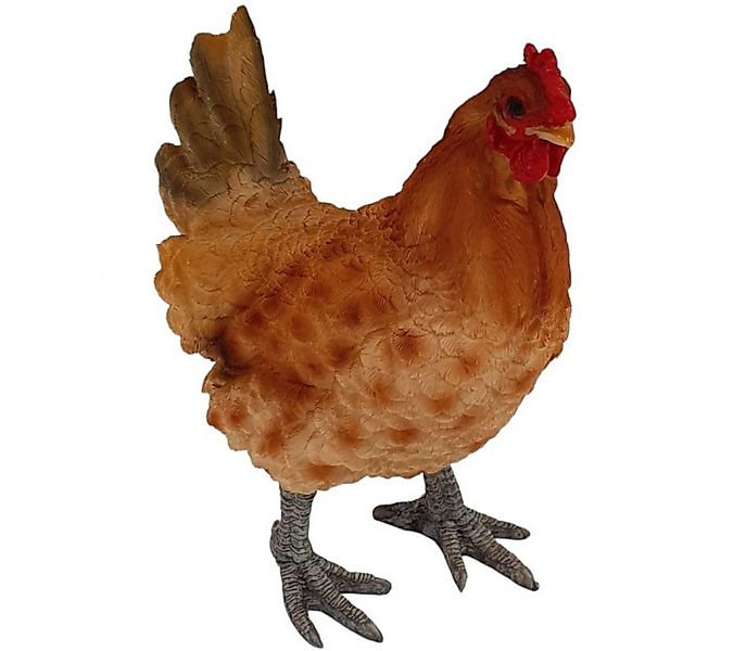 Figurendiscounter Gartenfigur Dekofigur Henne braun 36 x 17 x 31 cm günstig online kaufen