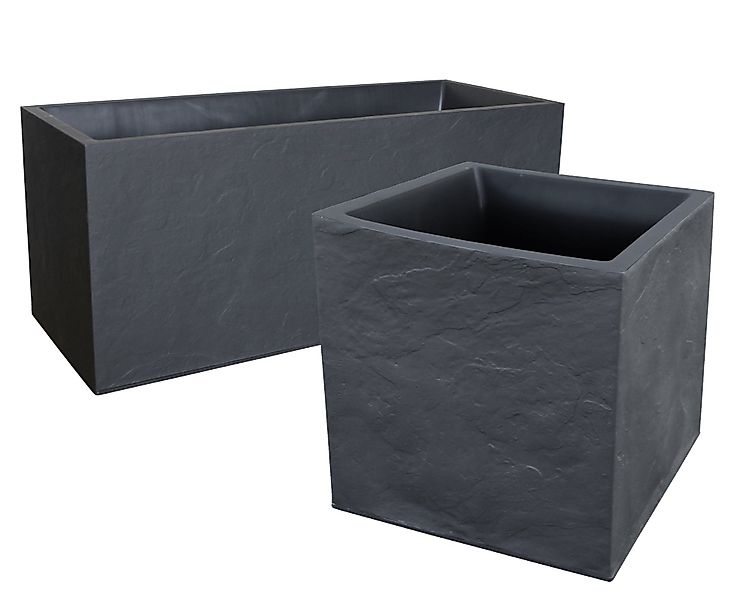 ONDIS24 Blumenkasten Pflanzkübel Blumenkübel Set Pierre günstig online kaufen