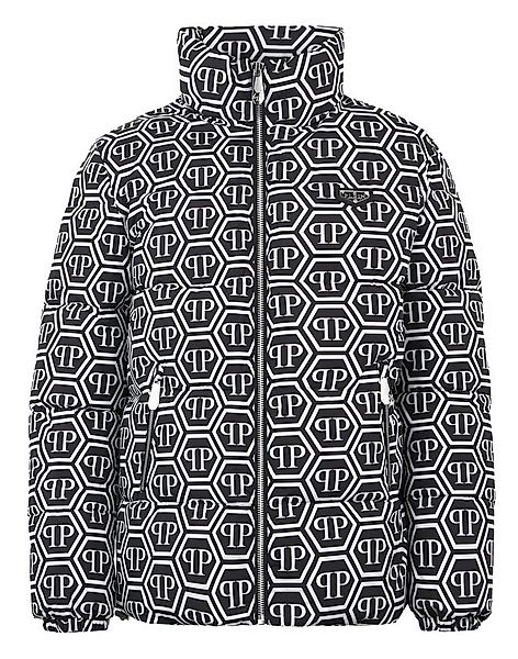 PHILIPP PLEIN Blouson Nylon Puffer Jacket Monogram günstig online kaufen