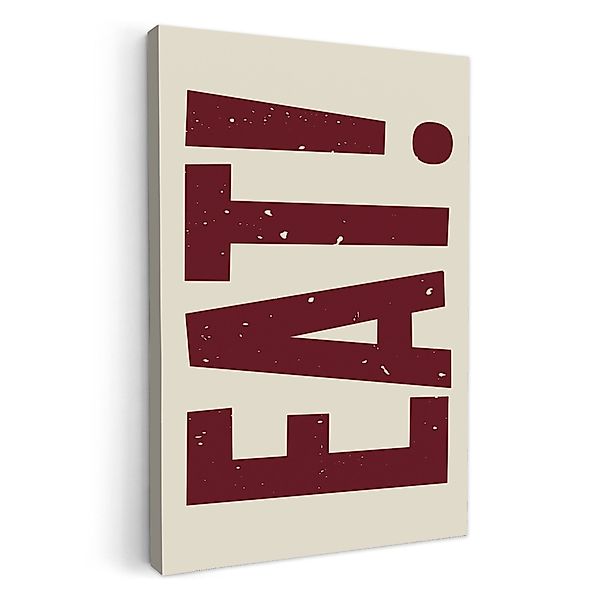 OneMillionCanvasses® Leinwandbild Rot - Lebensmittel - günstig online kaufen