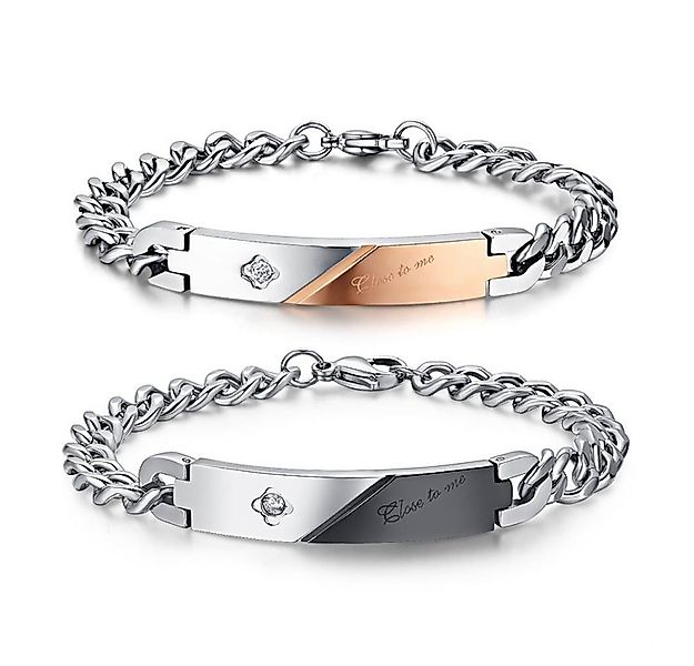Kim Johanson Armband Set Close To Me (Set, 2-tlg), Pärchen Schmuck mit Herz günstig online kaufen