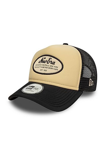 New Era Trucker Cap New Era Oval Foam Patch Trucker Adjustable Cap NE LOGO günstig online kaufen