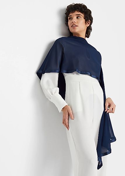 bonprix Strickponcho "Poncho-Schal", Poncho-Schal günstig online kaufen