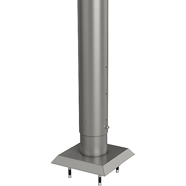 Biohort Steher für Sichtschutz zum Andübeln 90 cm hvst. Quarzgrau-Metallic günstig online kaufen