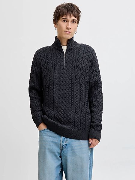 Jack & Jones Troyer "JPRBLUSEAN KNIT CABLE HALF ZIP SN" günstig online kaufen
