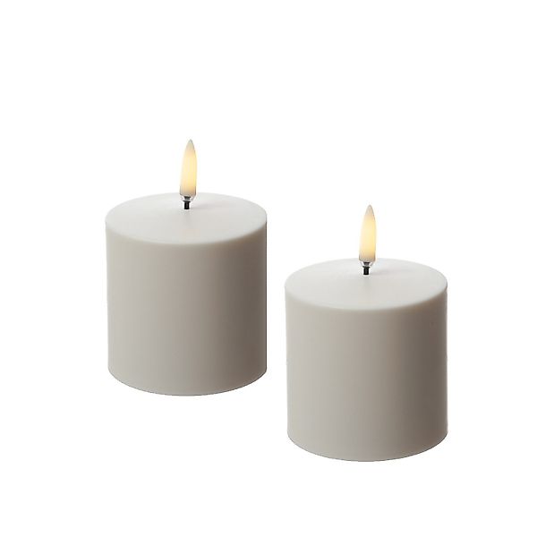 UYUNI Lighting LED-Kerze Stumpenkerzen aufladbar 6,8x6,8cm günstig online kaufen