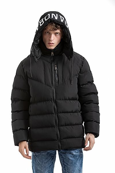 Cipo & Baxx Steppjacke mit Kapuze günstig online kaufen