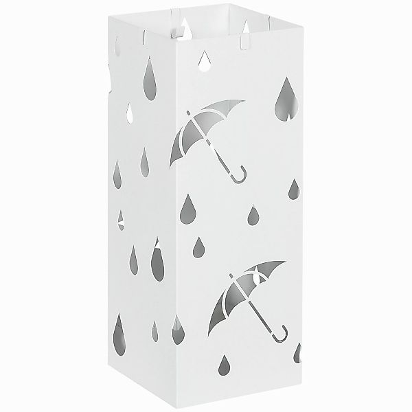 HOMCOM Schirmständer Regenschirmkorb mit 4 Haken, günstig online kaufen
