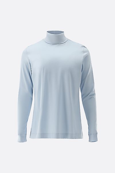 Rollkragenshirt aus Schweizer Baumwolljersey günstig online kaufen