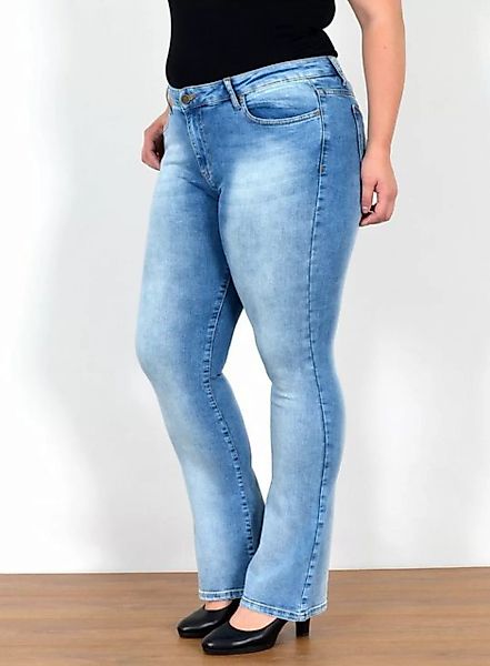ESRA Bootcut-Jeans FB7 Damen Bootcut Jeans High Waist bis Übergröße, Damen günstig online kaufen