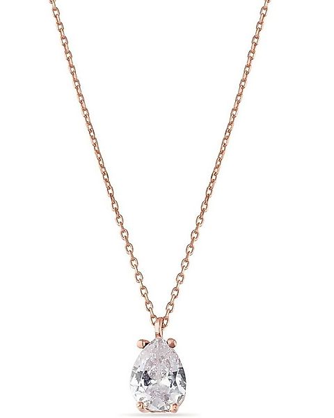 Einzelstück Kette mit Anhänger Einzelstück Halskette mit Tropfen Kristall A günstig online kaufen