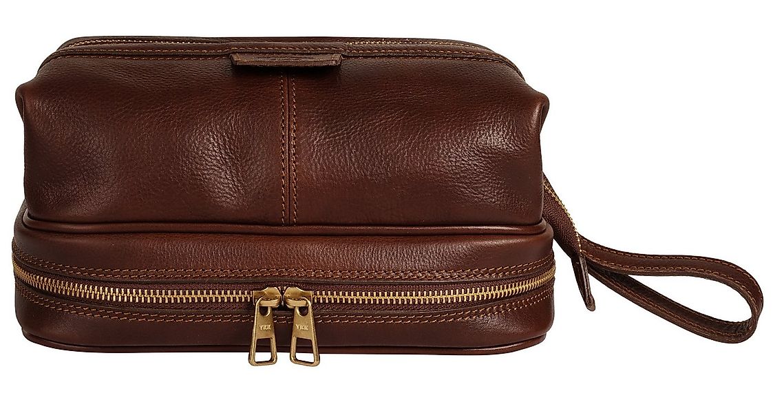 Piké Kulturbeutel, echt Leder, Made in Italy günstig online kaufen