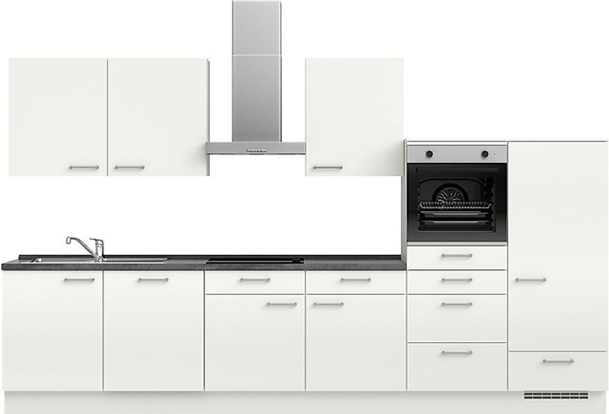 nobilia® Küchenzeile »"Laser I", Ausrichtung wählbar, Breite 360 cm« vormon günstig online kaufen