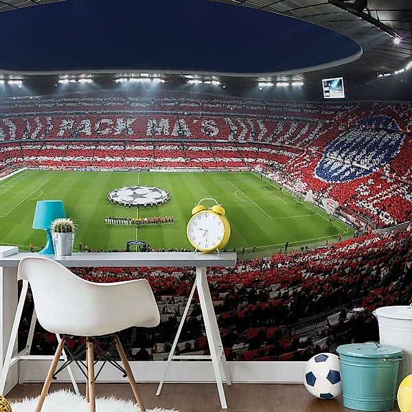 FC Bayern München Fototapete Große Fußballtapete günstig online kaufen