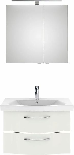 Saphir Badmöbel-Set »6005 Sprint 2-teilig, Keramik-Waschtisch mit LED-Spieg günstig online kaufen