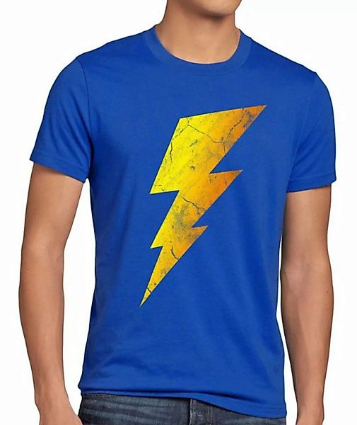 style3 Print-Shirt Herren T-Shirt Sheldon Lightning Bolt Blitz flash bang C günstig online kaufen