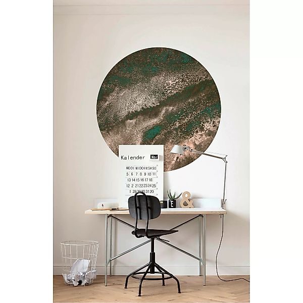 KOMAR Selbstklebende Vlies Fototapete/Wandtattoo - Cuivre - Größe 125 x 125 günstig online kaufen