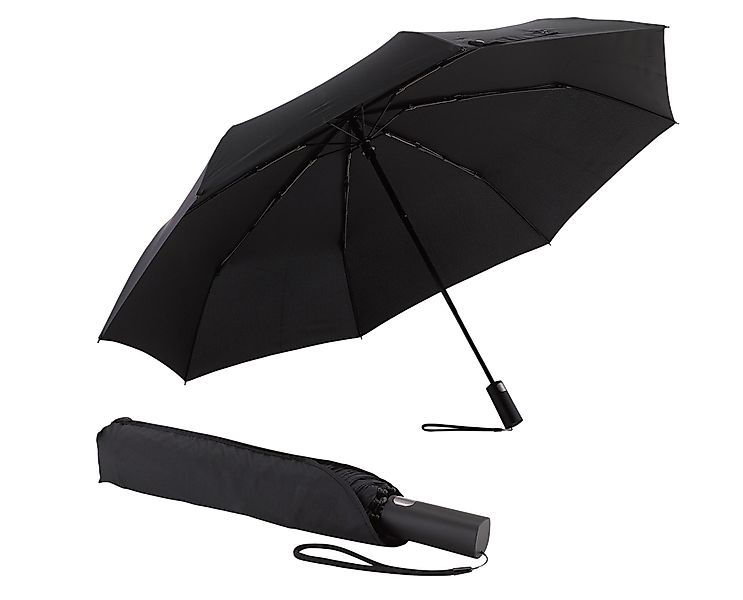 EuroSCHIRM® Partnerschirm Automatik 3432, schwarz, kompakte günstig online kaufen