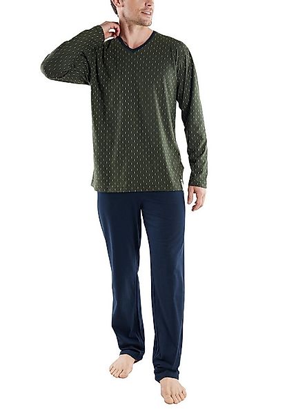 CECEBA Pyjama CECEBA Herren Pyjama grün bedruckt (1 tlg) günstig online kaufen
