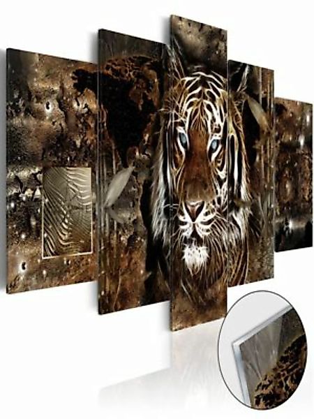 artgeist Acrylglasbild Guard of the Jungle [Glass] mehrfarbig Gr. 100 x 50 günstig online kaufen