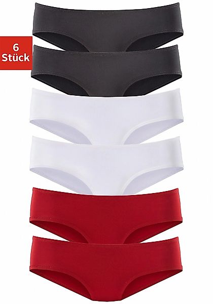 Vivance active Hipster, (6er-Pack), aus weicher Microfaser günstig online kaufen