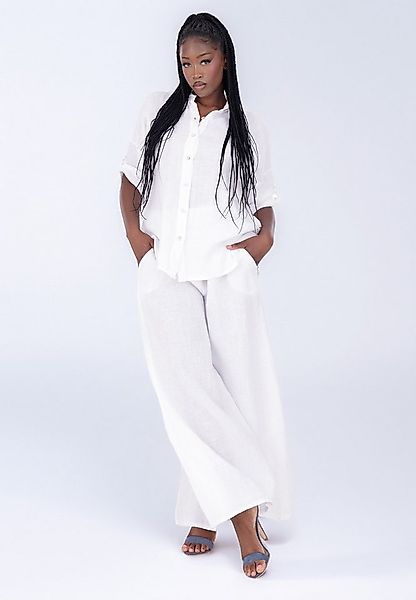 YC Fashion & Style Leinenhose mit hohem Smokbund – bequem & stylisch aus Le günstig online kaufen