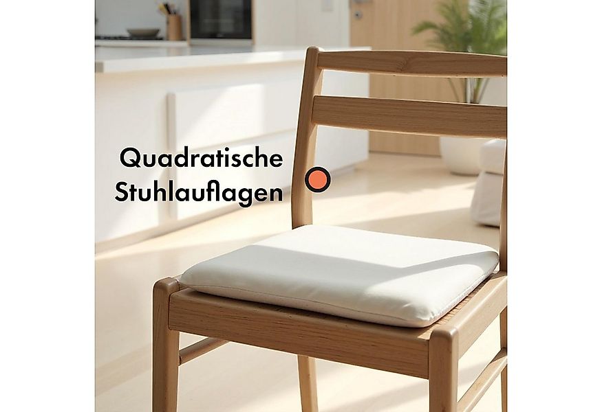 DYNMC you Sitzkissen Stuhlkissen 40x40 - Eckig Set Mittelhart, Sitzkissen B günstig online kaufen