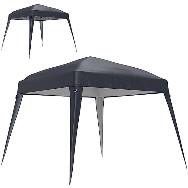 Outsunny Ersatz-Vordach Polyester  Dunkelgrau 300L x 300B cm günstig online kaufen