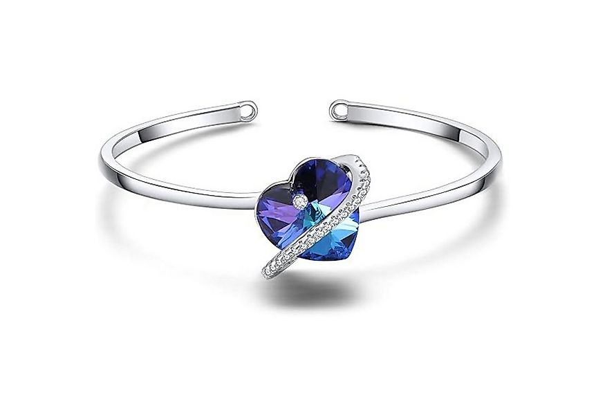 Lisandra Scott Armreif verstellbar mit funkelnden Herz Stein Kristallen - A günstig online kaufen
