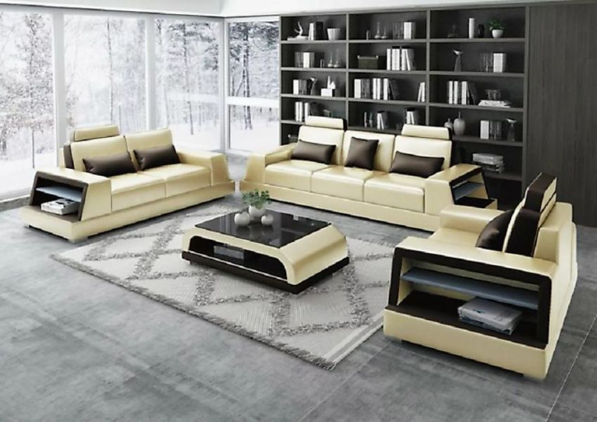 JVmoebel Sofa Sofagarnitur 3+1 Sitzer Set Design Sofas Polster Couchen Mode günstig online kaufen